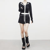 Razuan Warmer Color Matching Cardigan