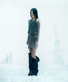 Muffler Knit Halter Top