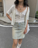 Eid Ribbon Shirring Sleeveless