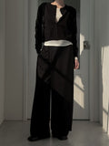 Madel Unbalanced Wrap Skirt Pants