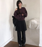 Kiyo Pleated Skirt Layered Pants