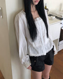 Adam Lace Square Blouse