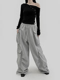 Winne Cargo Wide Sweatpants