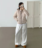 Trendy Lightweight High Neck 2-Way String Padding