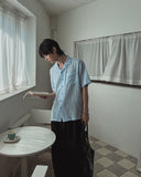 Edith Linen Half Shirt