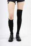 see-through mesh long socks