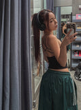 X-Back Semi-Cropped Sleeveless (with cup)
