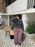 Itchen Bijo Corduroy Color Wide Pants