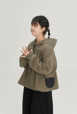 [BAONHAUS] Poche Shirring Hood Jacket