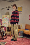 Wave Brush Stripe Sweater