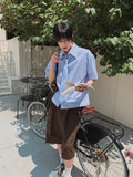 [PLAN MADE/MADE] Infold ST Tie Short Sleeve Shirt