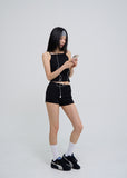 [U-BASIC] Vince scene line ribbed sleeveless