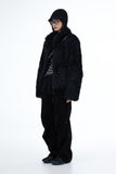 Tomer High Neck Fur Coat