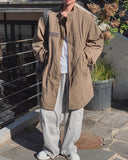 Chiro Quilted Over Fit Fishtail Field Jacket
