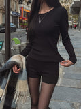 [U-BASIC] Herona Round Ribbed Knit