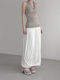 Illif Ruffle Scarf Sleeveless