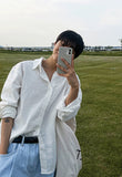 Natural linen shirt