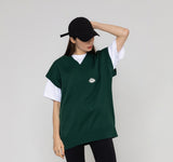 Cloud Smile Embroidery Knit Vest