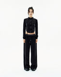 Double-Waisted Jersey Pants