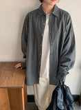 [Unisex] Kobinbaen Pocket Cotton Pigment Over Shirt