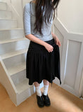 Chiri Boatneck Three Quarter Tee