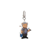 Fishing Bear acrylic Keyring