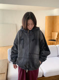 [unisex] Epfen Over Denim Hood Jumper