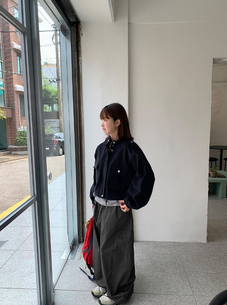 BAON (バオン) -センメコットンクロップフィールドジャケット / Senme cotton crop field jacket ...