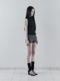 [mnem] Napoleon Detail Shorts