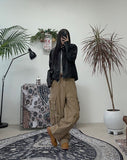 Azen Track Leather Jacket