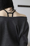 Halterneck cap slim sleeveless