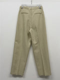 Ber Linen Two Tuck Wide Slacks