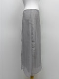 Crack Organza Layered Long Skirt