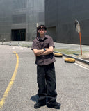 Round Cargo Pocket Dyeing Pants