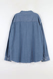 Lil over denim shirt