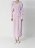 [Premium] Penny Whole Garment Wool Skirt