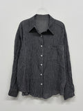 Yoru Tartan Check Loose Fit Shirt
