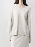 [Premium] Whole Garment Its V-neck Knit