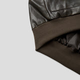 Pita Leather Hoodie Jumper