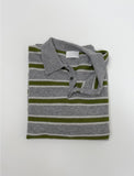 [unisex/wool 50%] Mentor Stripe Overfit Knit