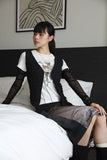 Ruling emboss summer vest
