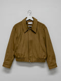 [unisex] Cut suede overfit blouson