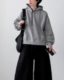 Elon Pigment Crop Hoodie