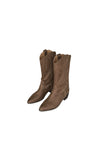 suede middle boots