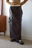 Dirk color matching long skirt