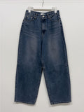 Jake Balloon Fit Wide Denim Pants