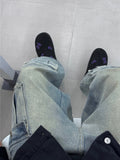 Millie utility washed denim jeans