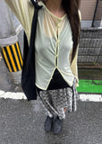 RAW CHECK SKIRT