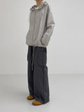 Glossy Two-Way Oversized Fit Jumper