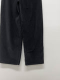 Hidden corduroy long wide pants
